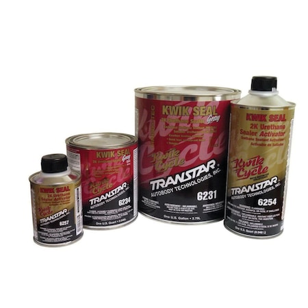 Transtar Autobody Technology Kwik Seal 2K Urethane Sealer, Quart, Black Quart 6244